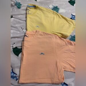 Southern Tide T shirt bundle. Peach and yellow men’s tshirts